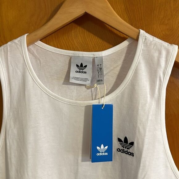 Adidas Tank Top Mens Small White - Picture 2 of 2
